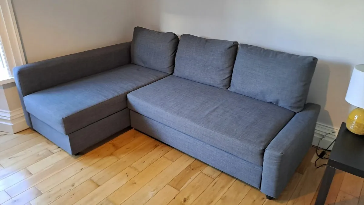 Sofa Bed, 3 seat with chaise longue (either side) - Image 2