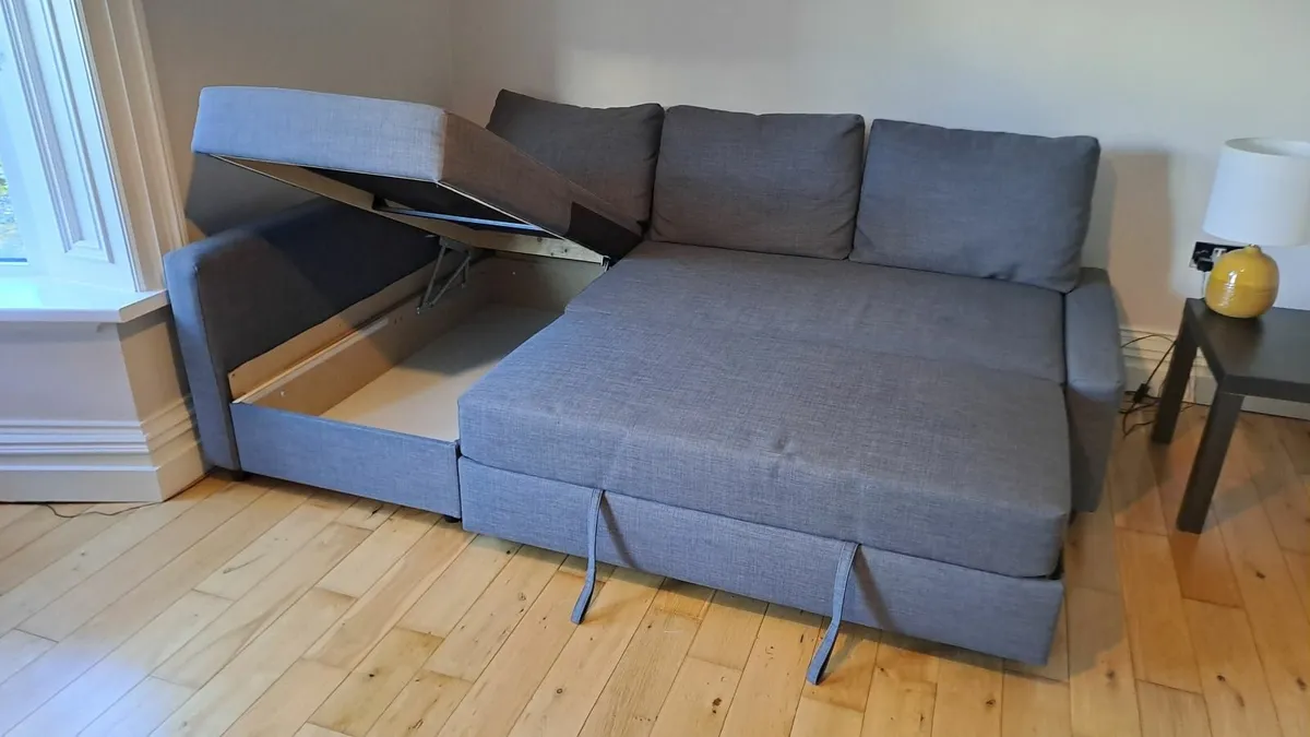 Sofa Bed, 3 seat with chaise longue (either side) - Image 4