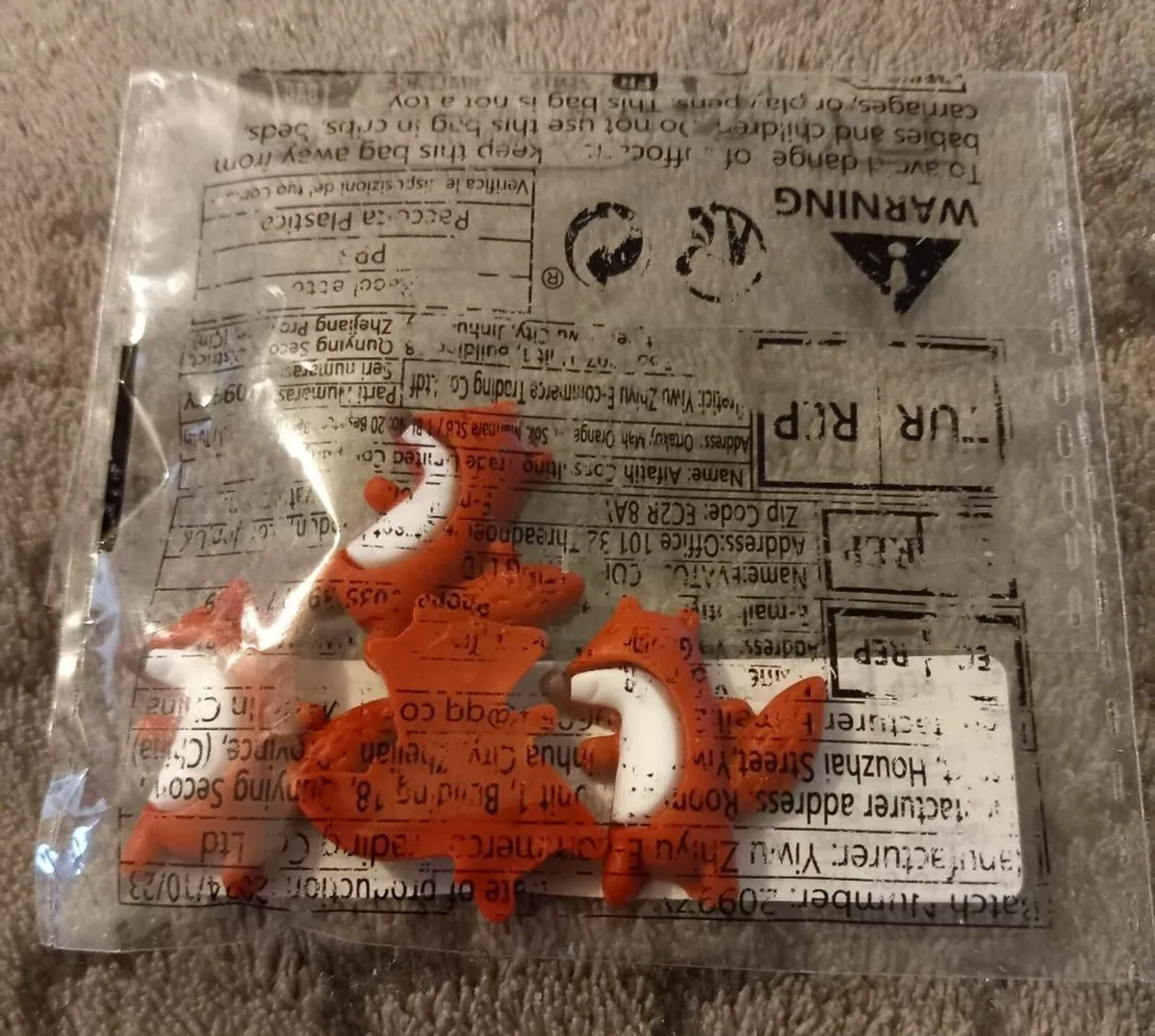 Dancing fox buttons Set of 4 - Image 3