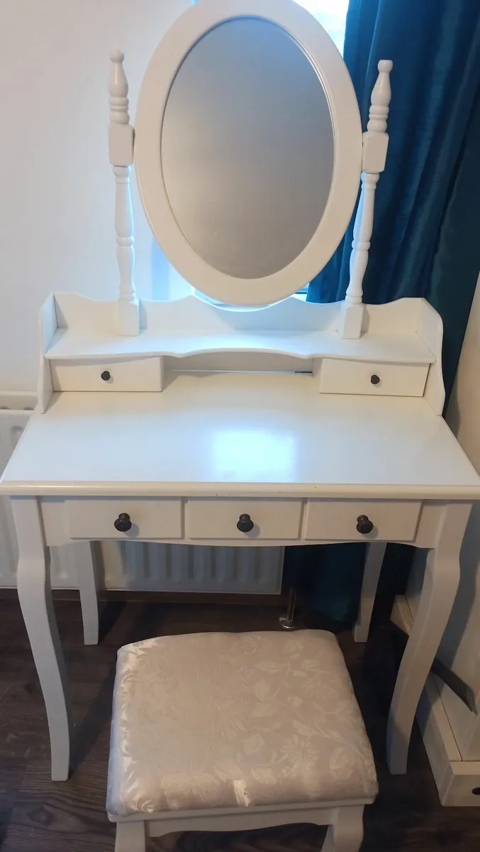 Makeup Table and stool - Image 1