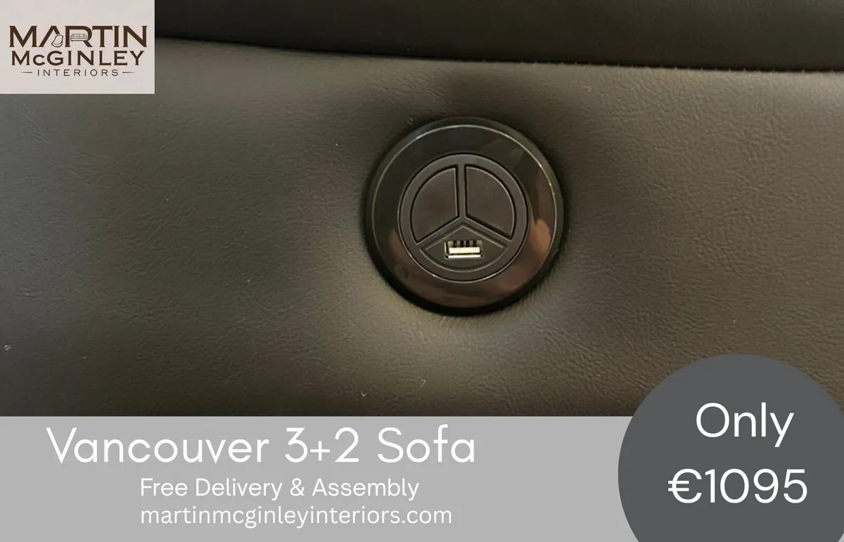 Free Delivery Vancouver Leather Sets New Sofas - Image 4