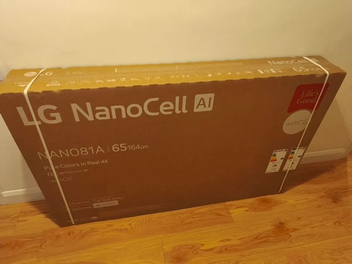 LG NanoCell 65" TV new - Image 1