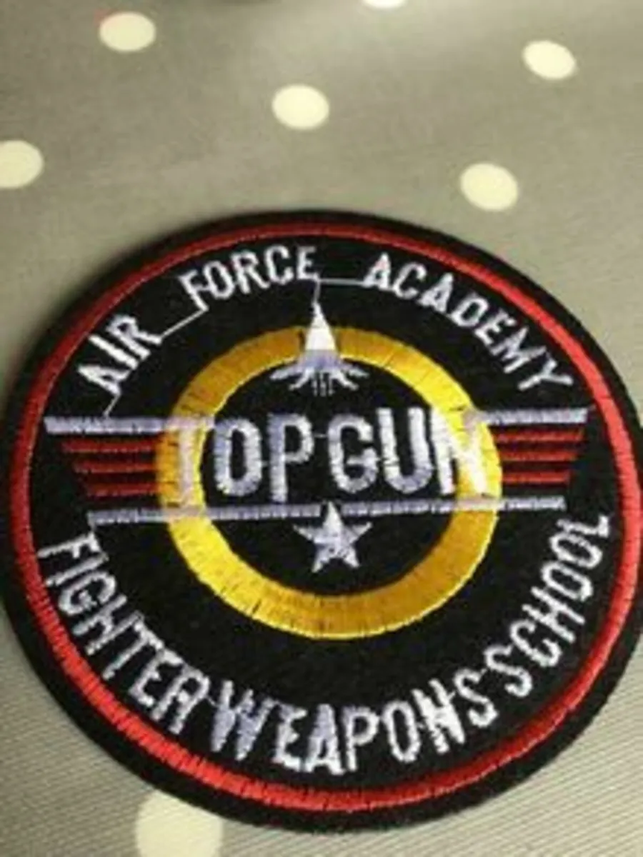 Top Gun  Iron on/Sew on Patch