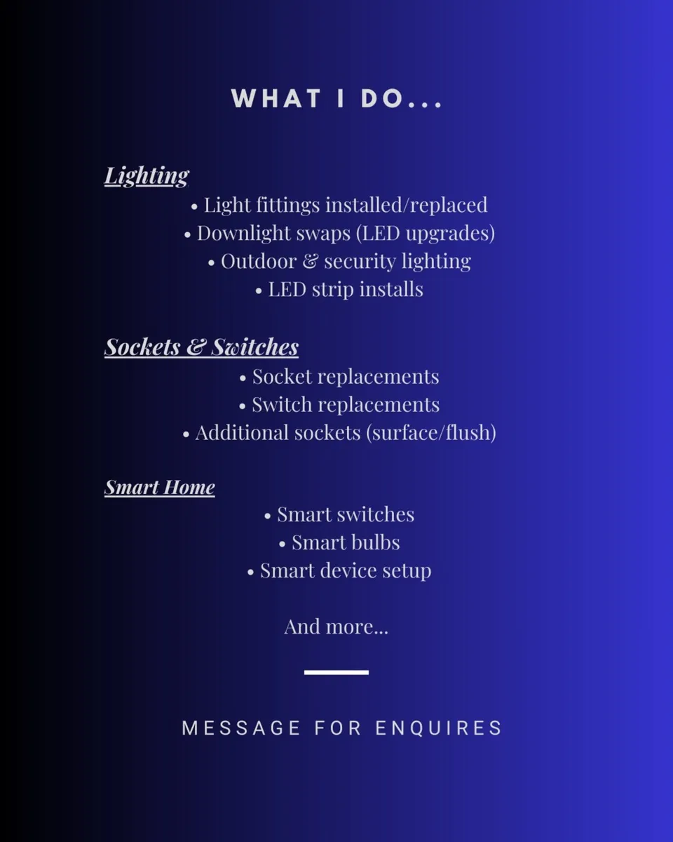 Electrician apprentice