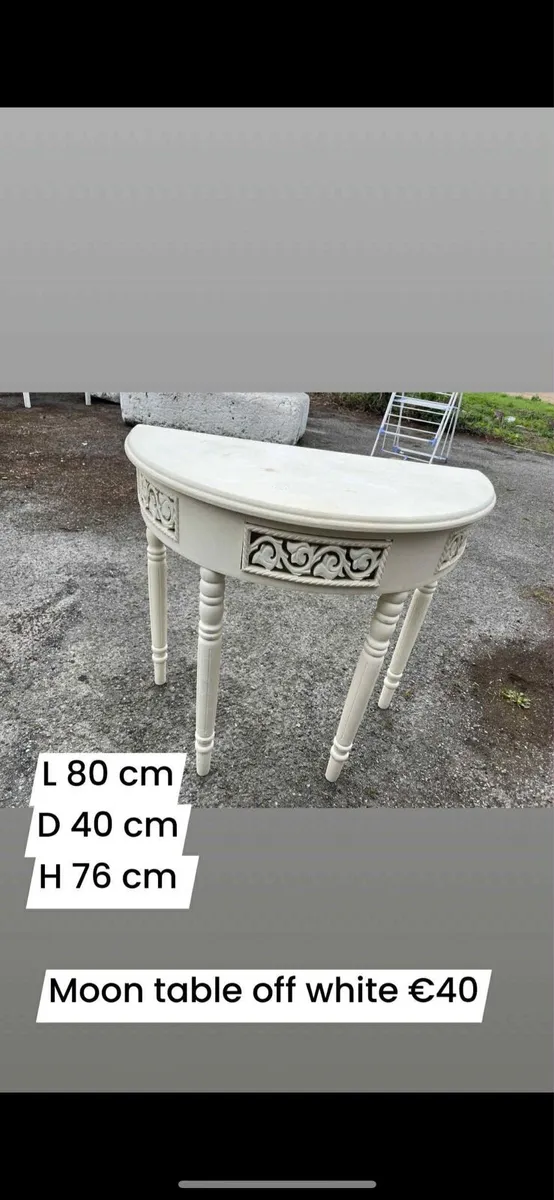 Hall table / moon side table - Image 1
