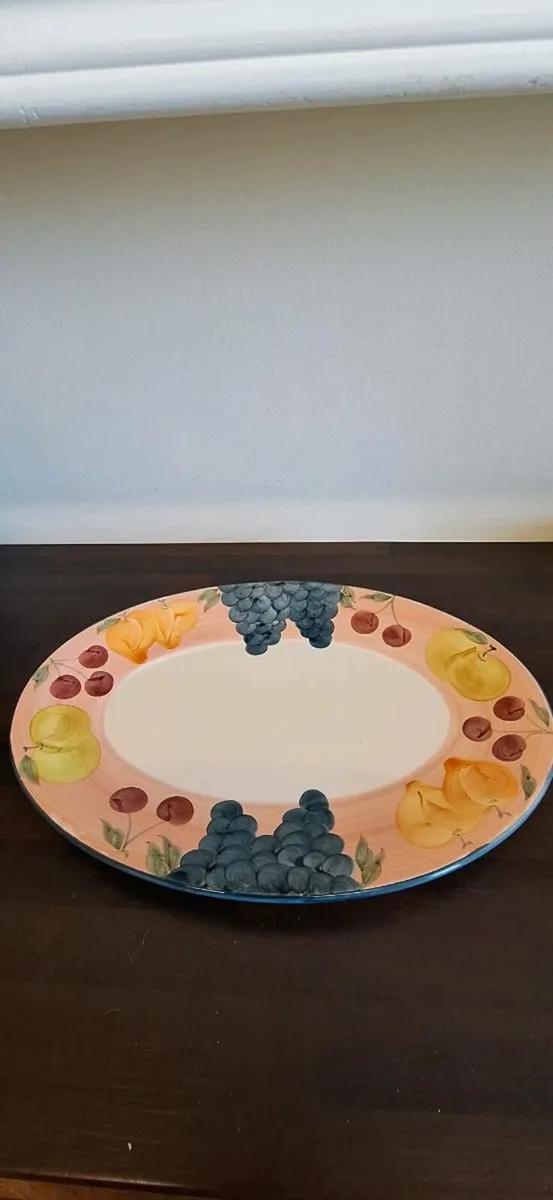 Large Oval Serving Platter - Image 1