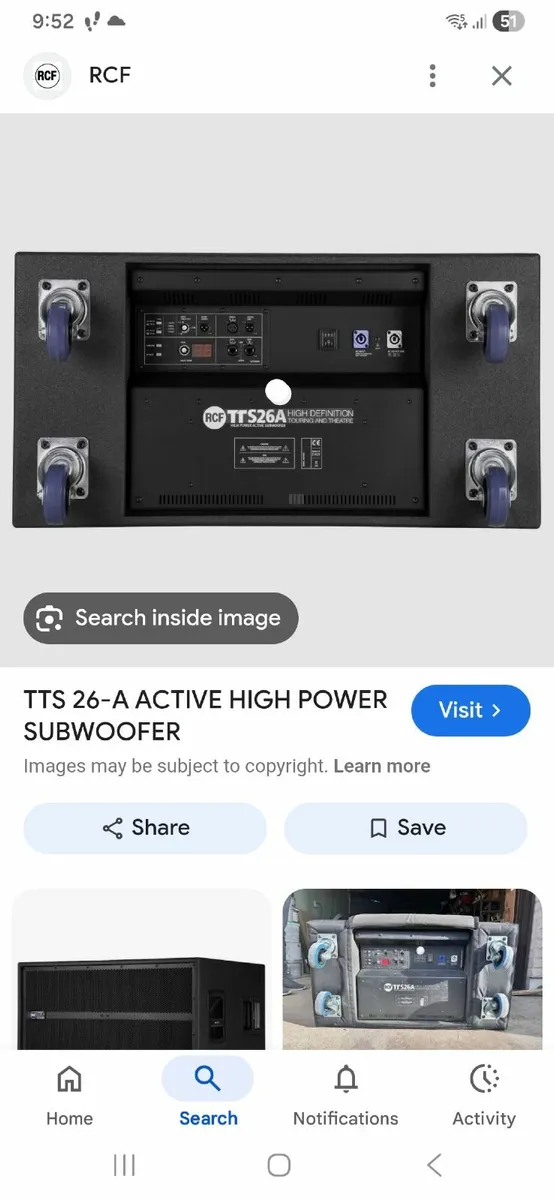 Rcf tt top and subwoofer - Image 3