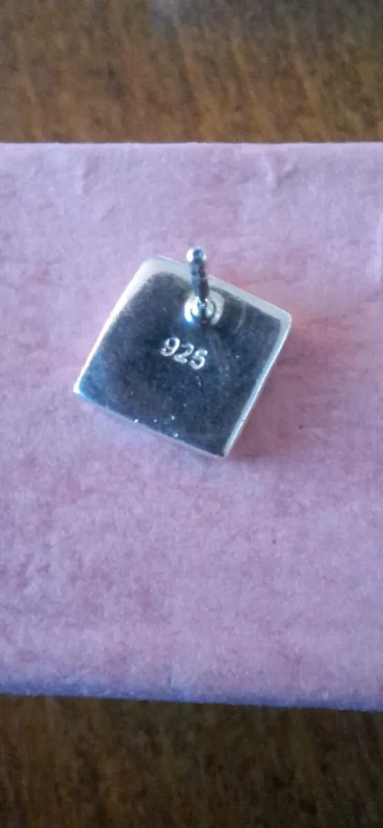 Sterling Silver Earrings Etch - Image 3