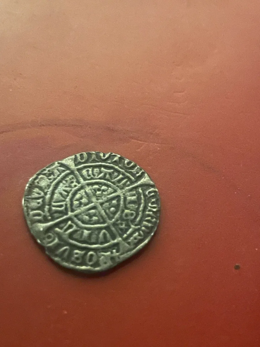 Old coin, possibly silver groat. - Image 1