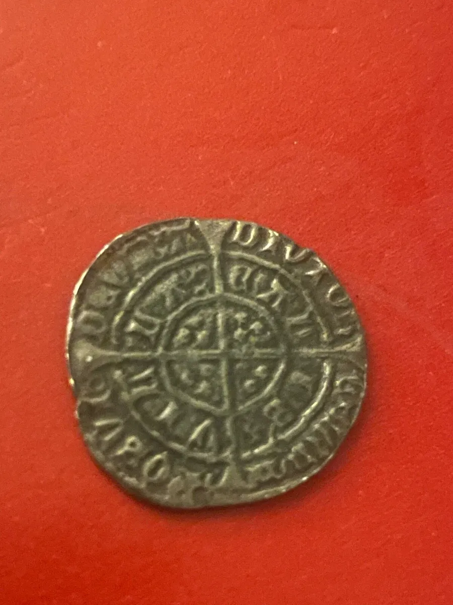 Old coin, possibly silver groat. - Image 2