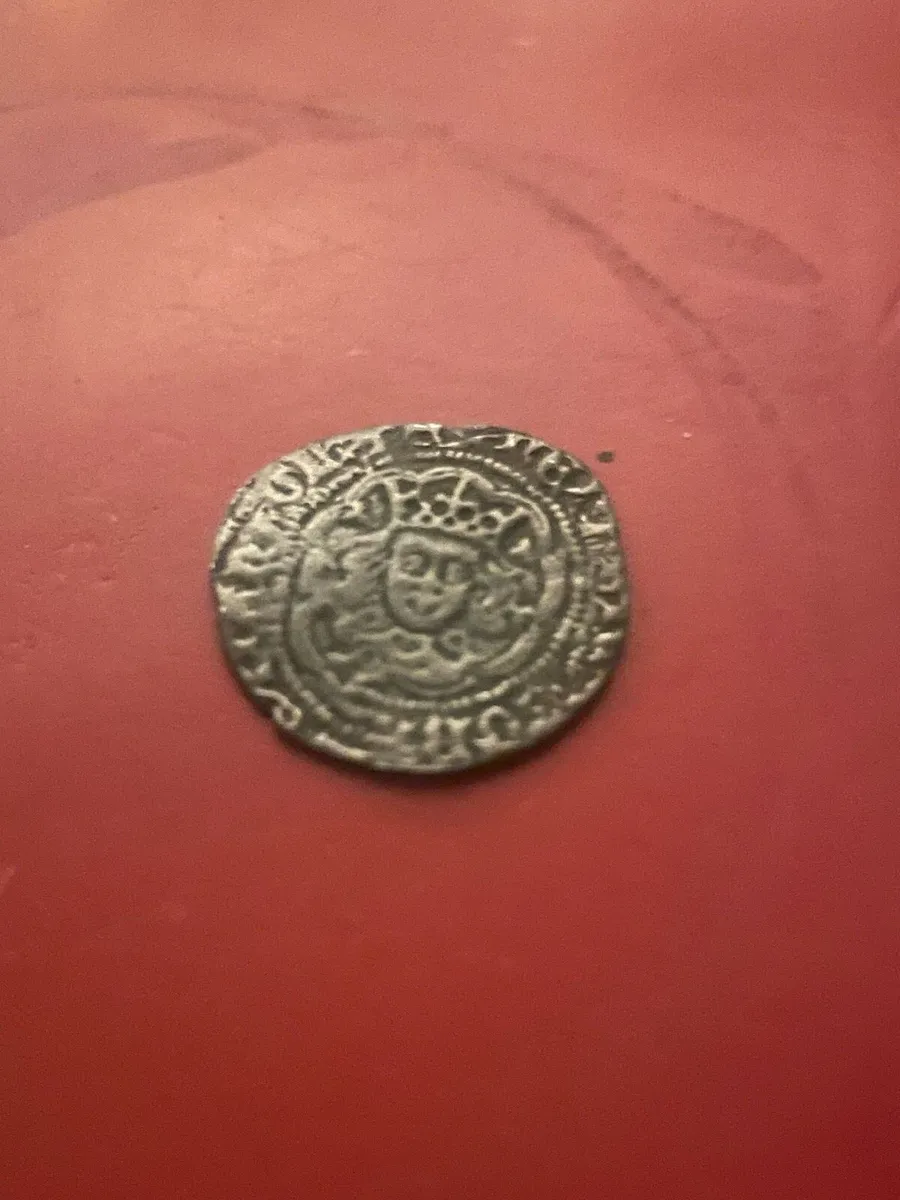 Old coin, possibly silver groat. - Image 4