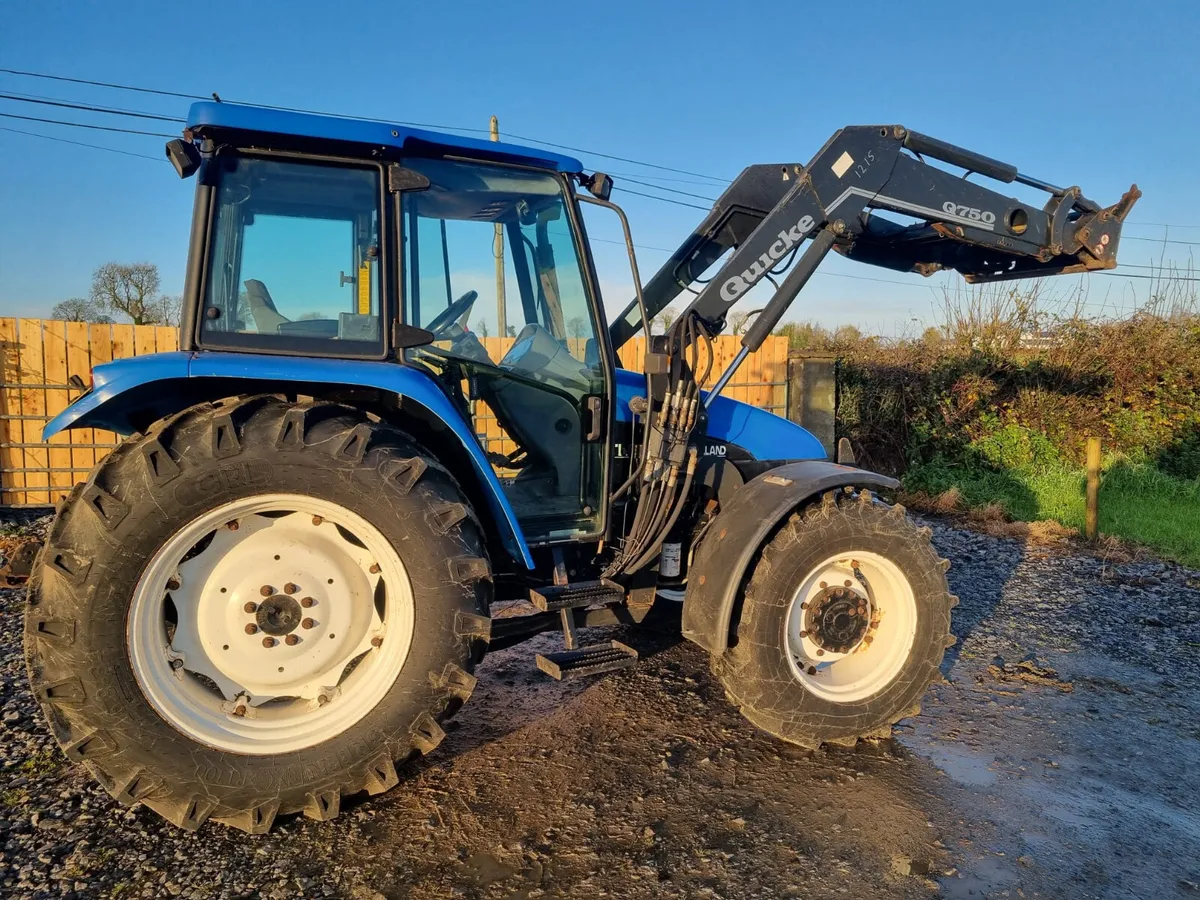 New Holland TL 100 c/w Quicke q750 - Image 2