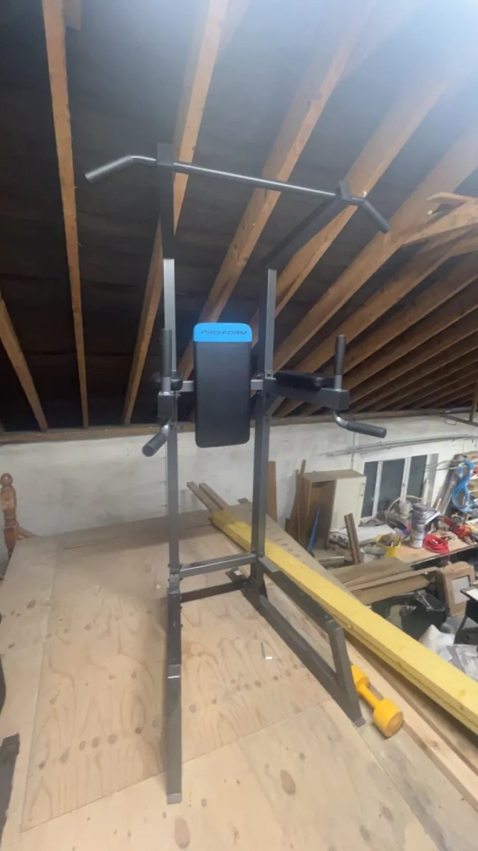 Pull up and dip machine