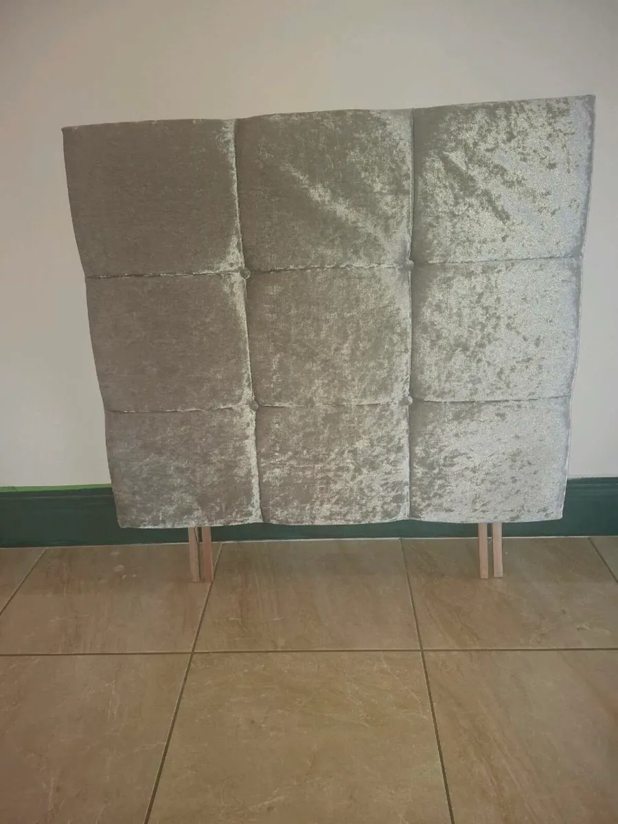 Crused velvet single headboard