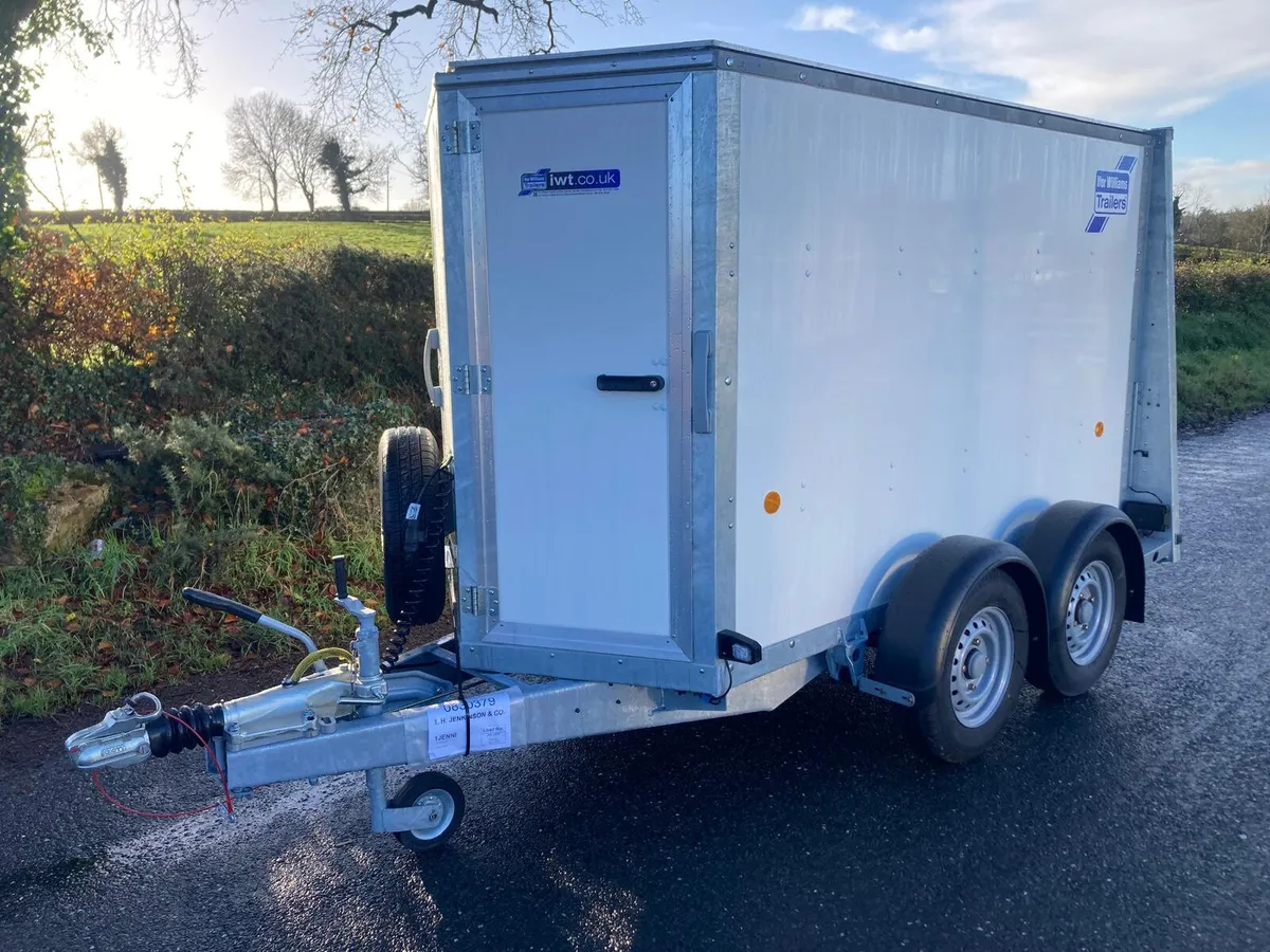 New Ifor Williams BV84 TA Boxvan Trailer - Image 1