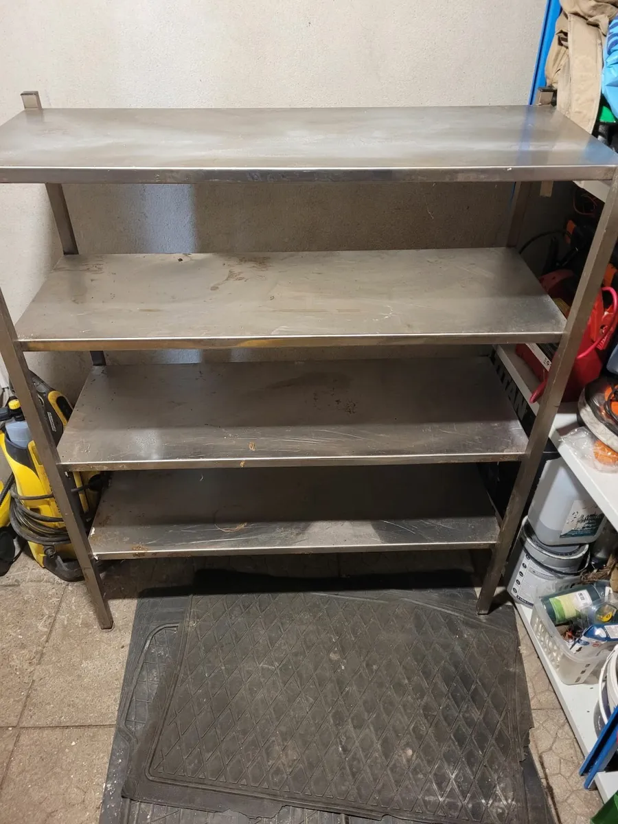 STAINLESS STEEL SHELVING €60 - Image 1