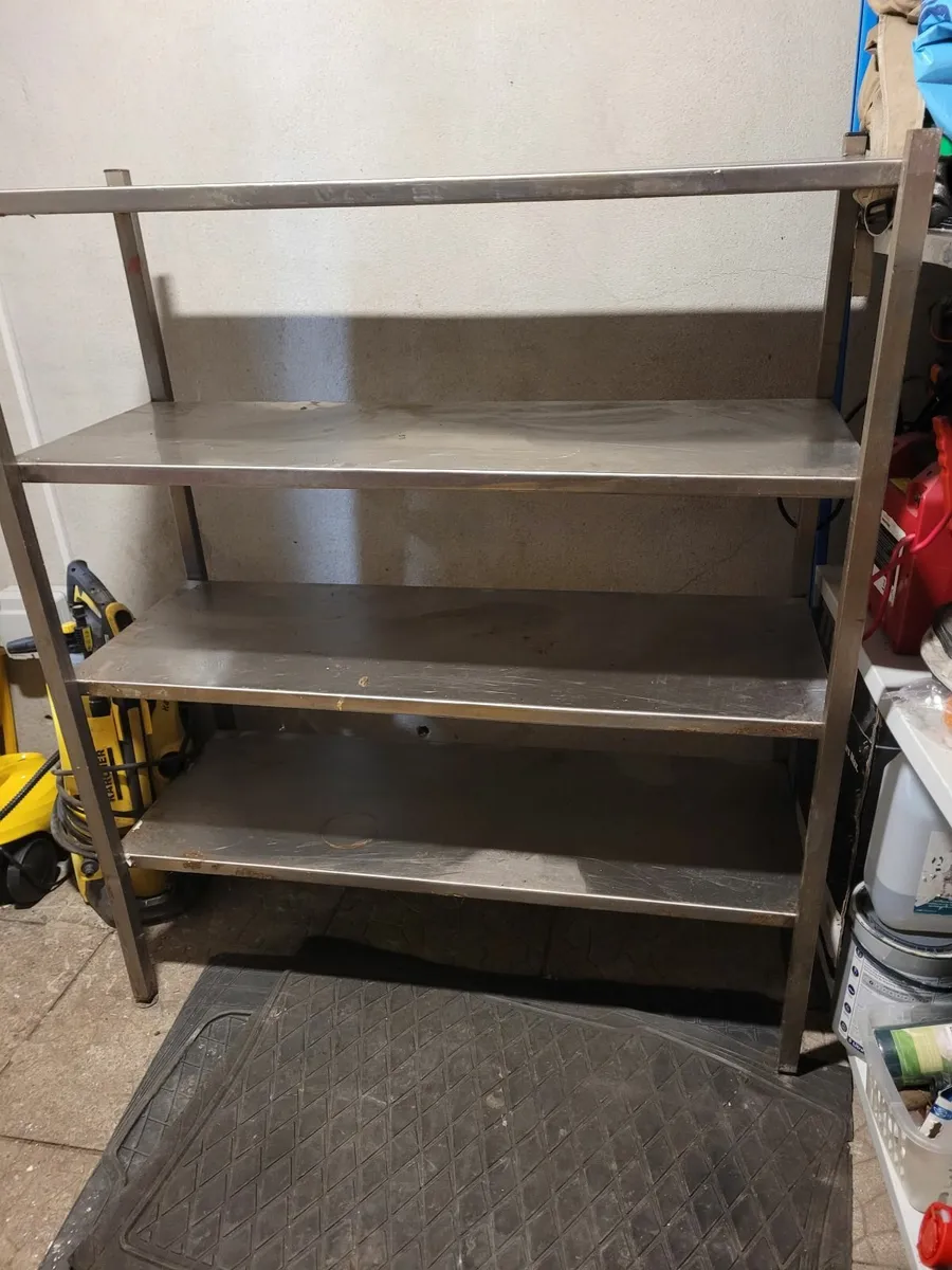 STAINLESS STEEL SHELVING €60 - Image 2