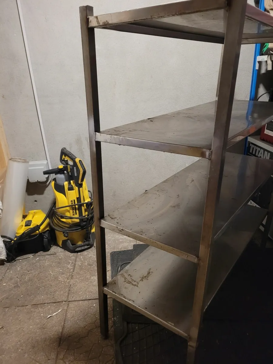 STAINLESS STEEL SHELVING €60 - Image 3
