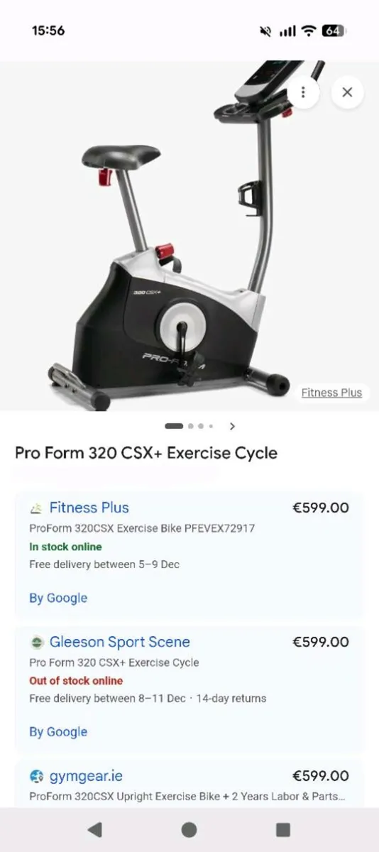 Pro Form Exercise Bike - Image 1