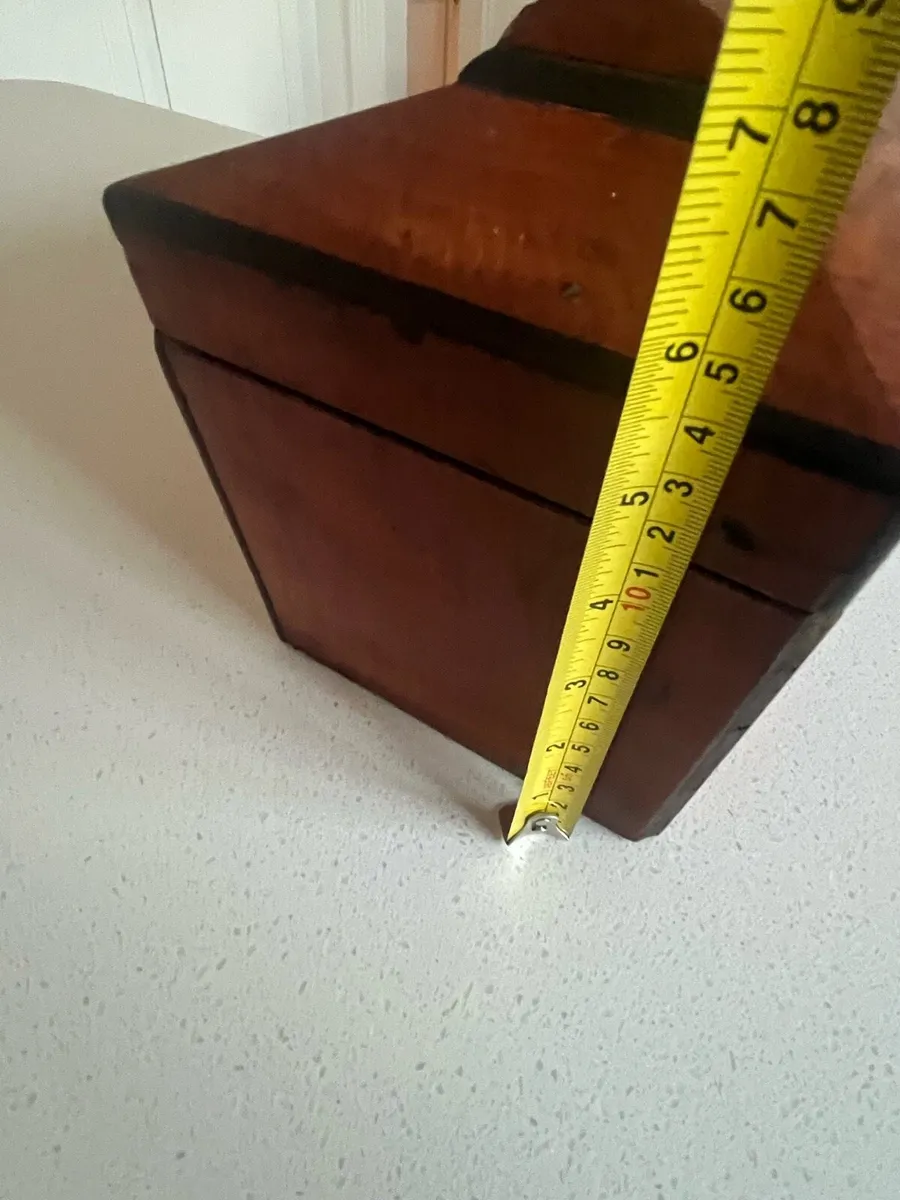 Antique wooden Tea caddy - Image 4