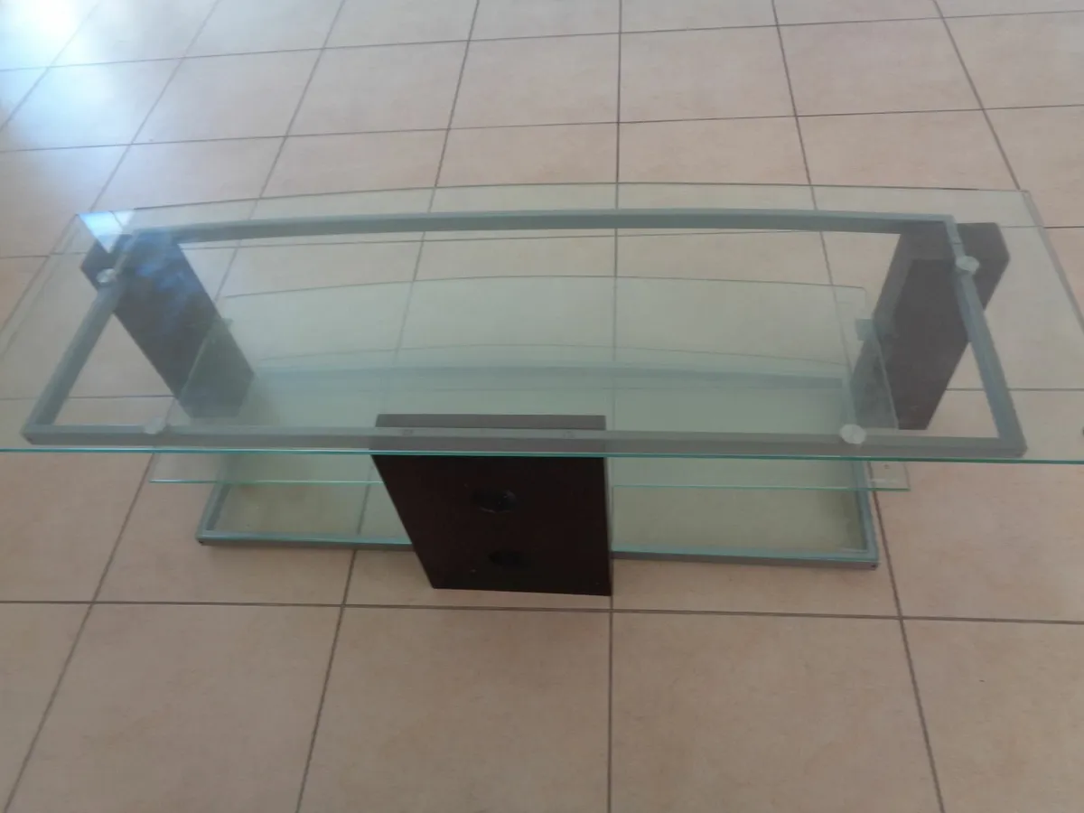 Glass TV Stand for Sale - Image 2