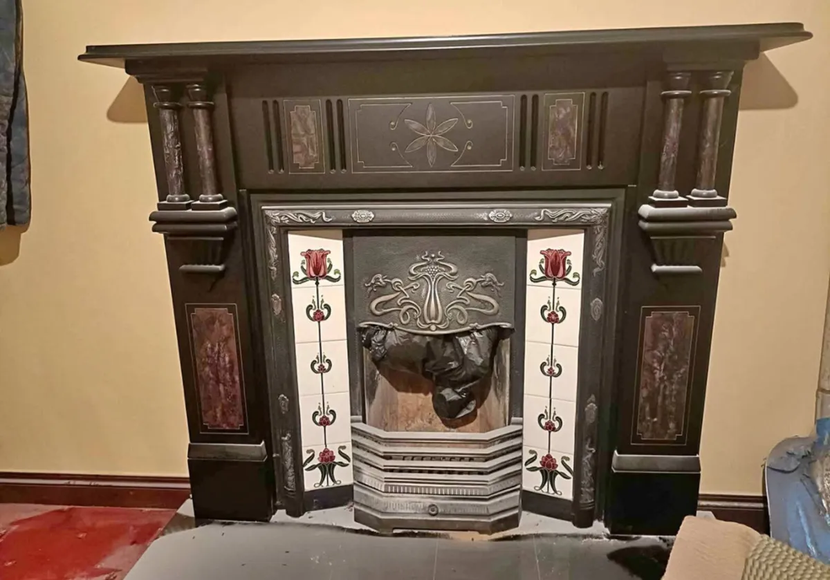 Art Nouveau Fireplace - Image 1