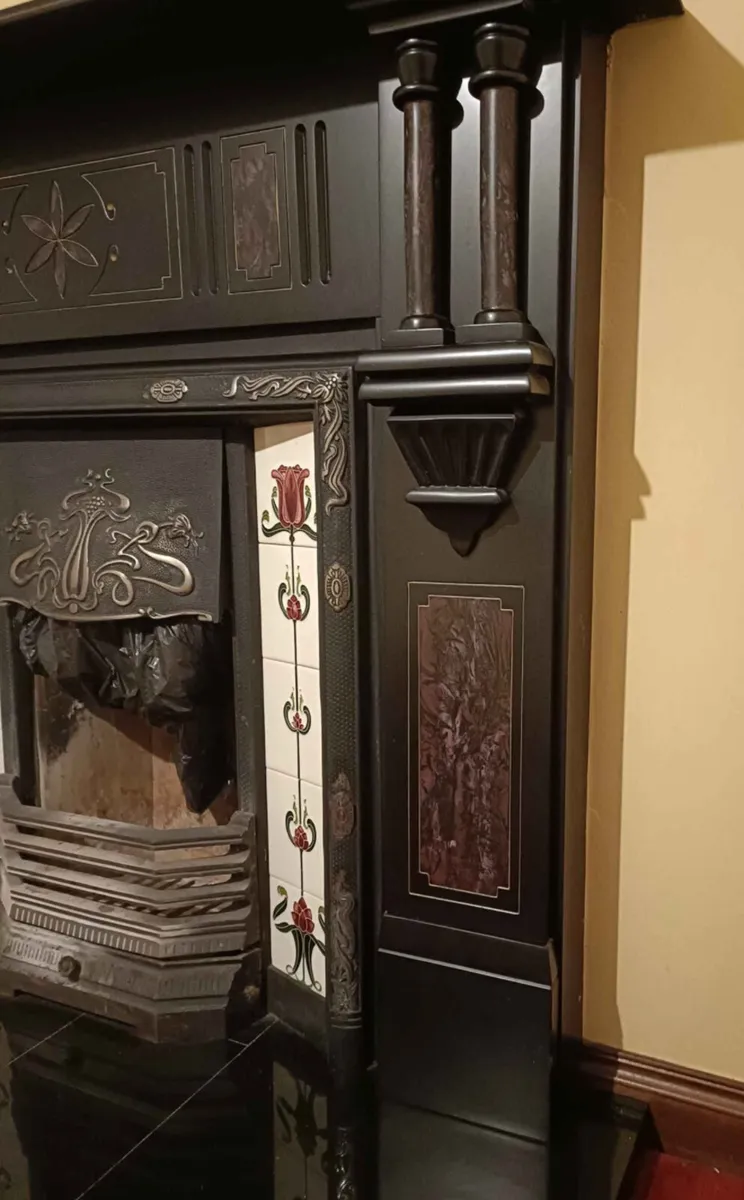 Art Nouveau Fireplace - Image 2
