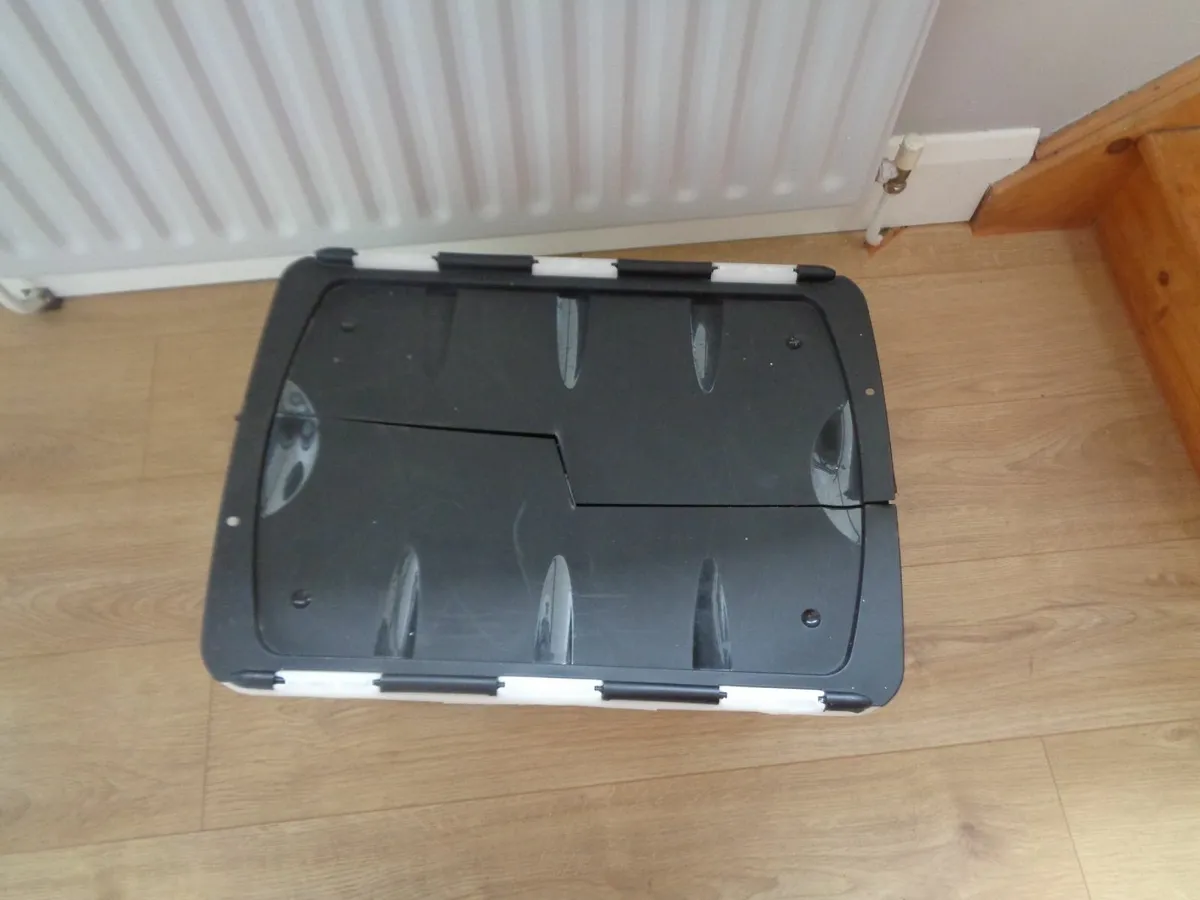 Large Flip Top Storage Tote Container for Sale - Image 2