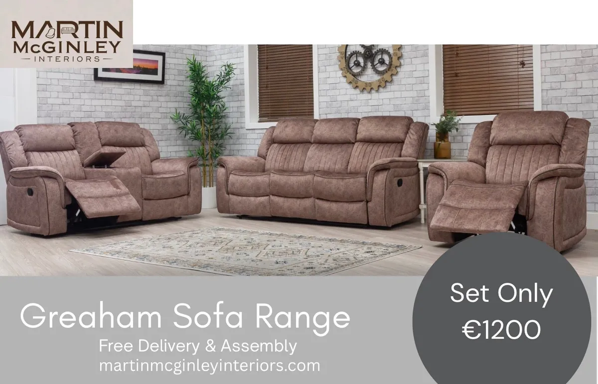 New Gresham 3+1+1 Sand Colour Sofa Sets - Image 2