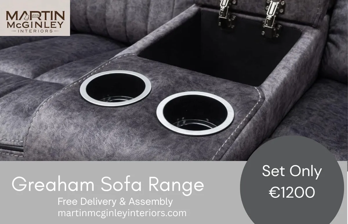 New Gresham 3+1+1 Grey Sofa Sets - Image 4