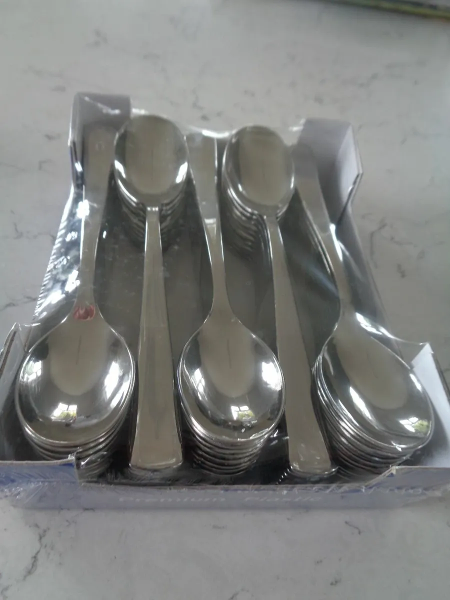 Metalised Plastic Cutlery For Sale - Image 3