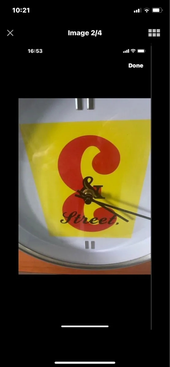 Rare J & B Bar Clock - Image 2