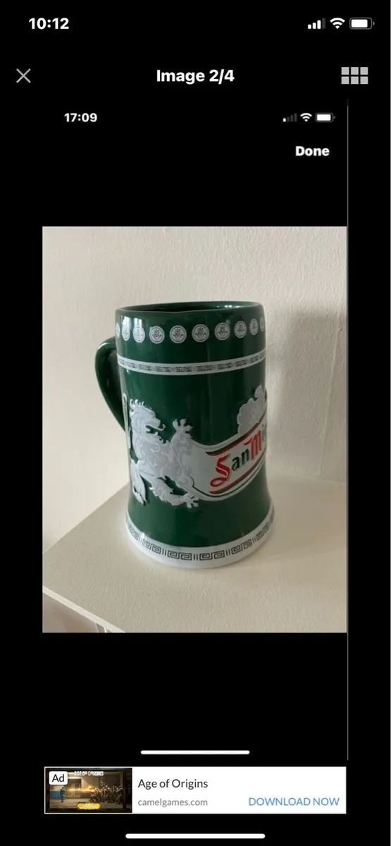 Rare San Miguel Ceramic Tankard - Image 3