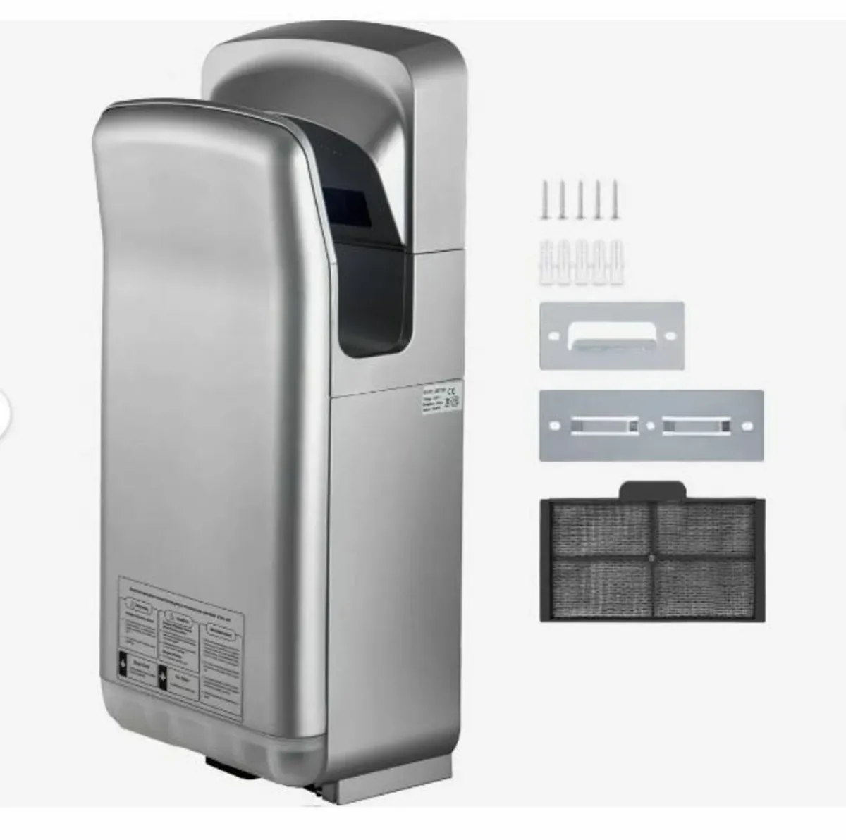 Jet Hand Dryer, Premium Electric Commercial - Image 1