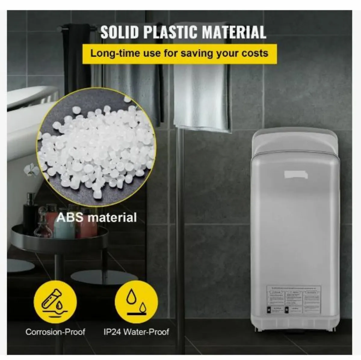 Jet Hand Dryer, Premium Electric Commercial - Image 2