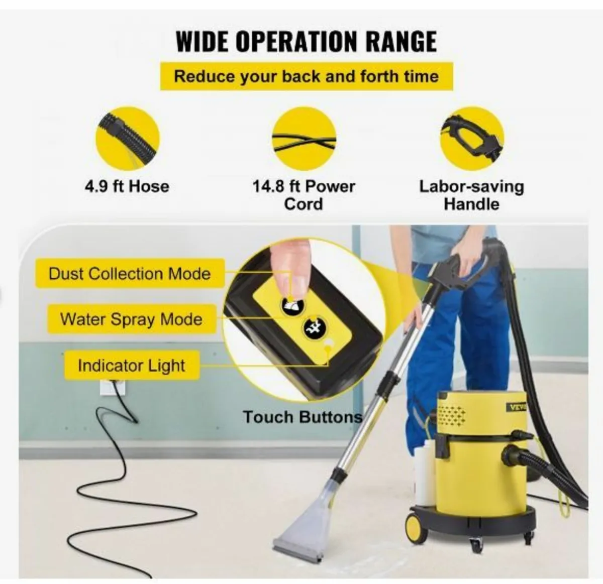 Wet Dry Vacuum Cleaner - Image 3