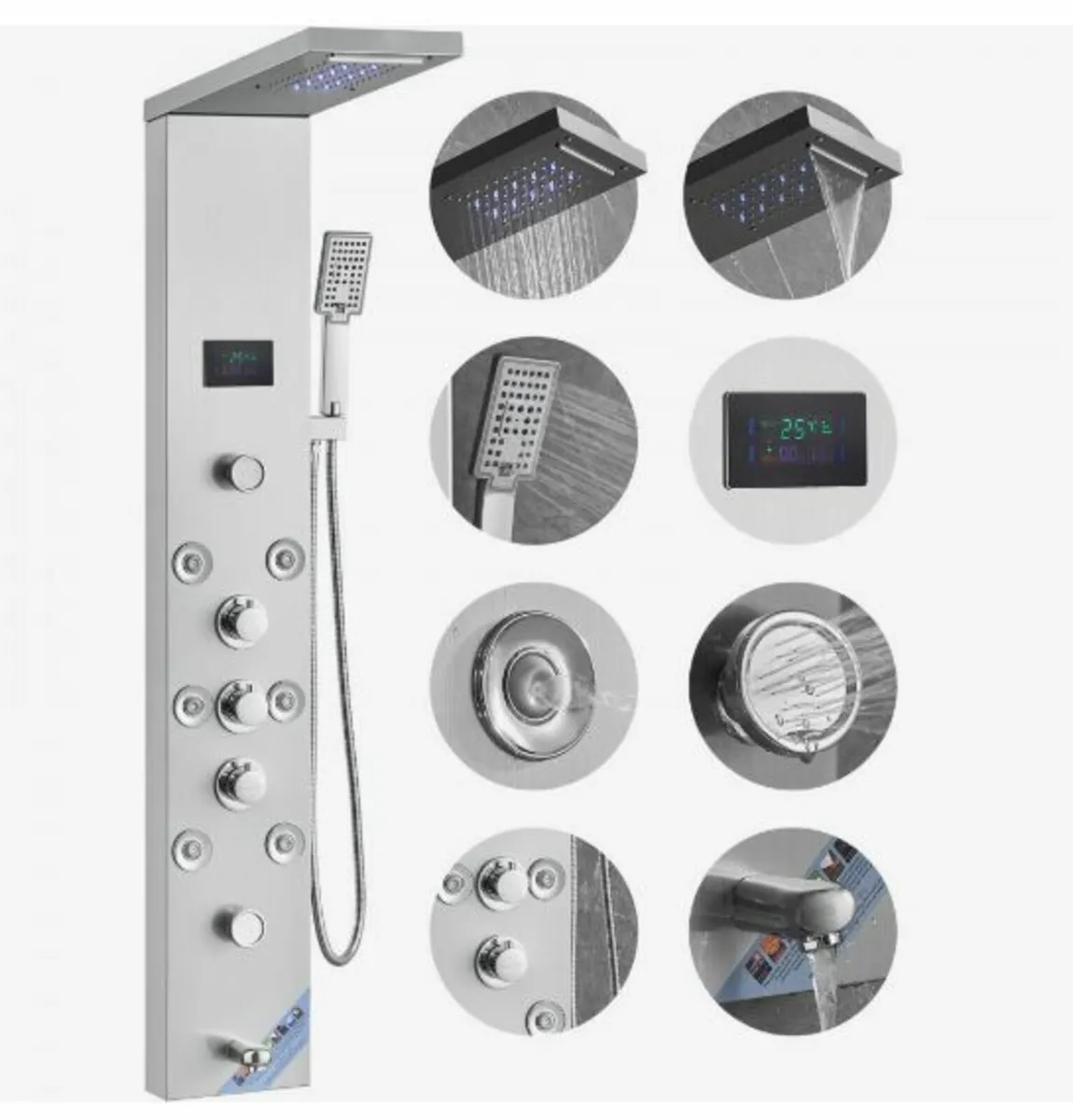 Shower Panel System, 6 Shower Modes - Image 1