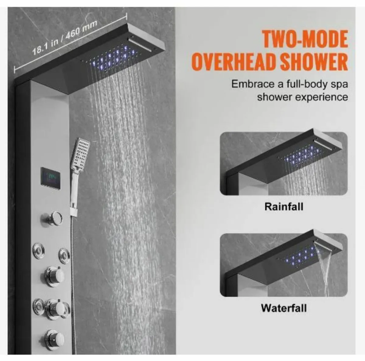 Shower Panel System, 6 Shower Modes - Image 4