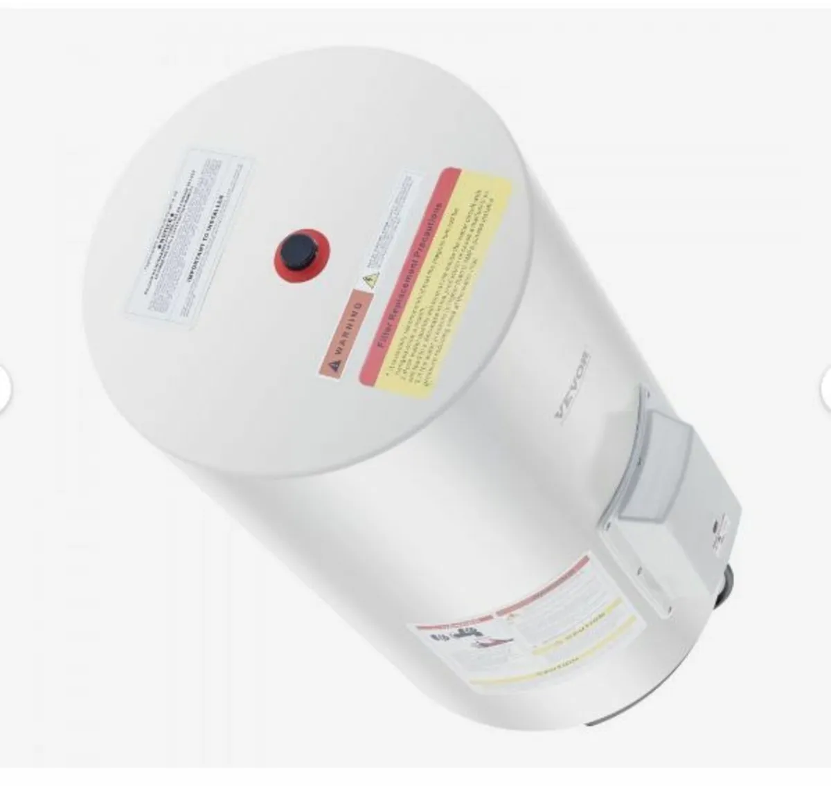 Electric Water Heater, 18 Gallon Tank Instant Hot - Image 1