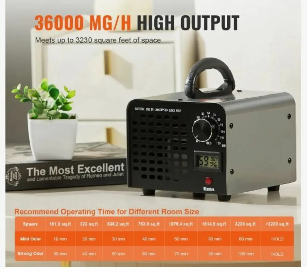 Ozone Generator 36000mg/h Ozone Machine - Image 4