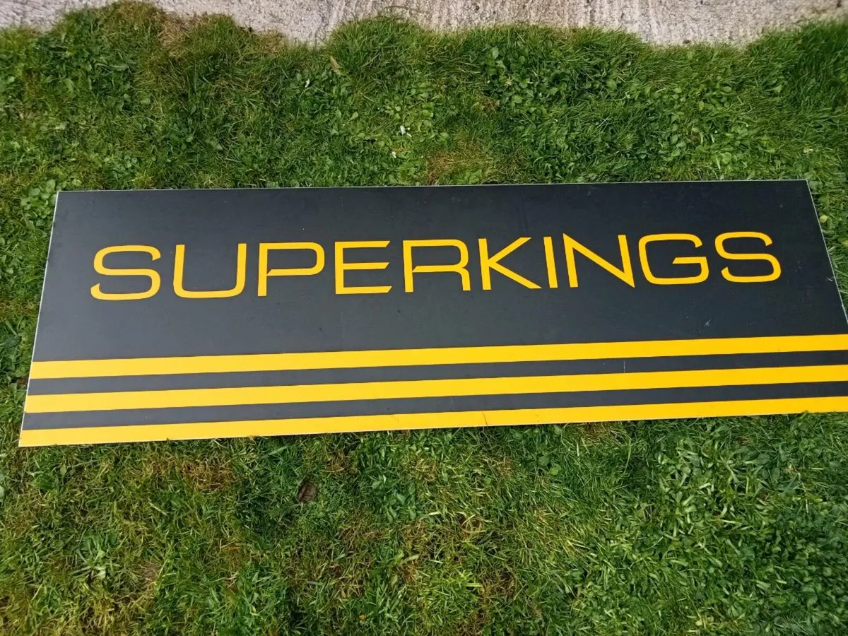 Old super Kings sign - Image 3