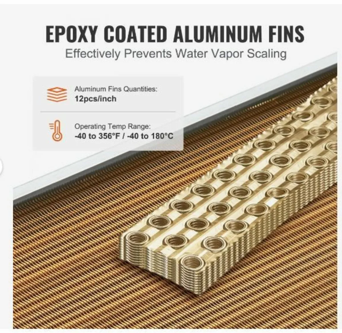 18"x 20"/45.7 x 50.8 cm Heat Exchanger Water - Image 3