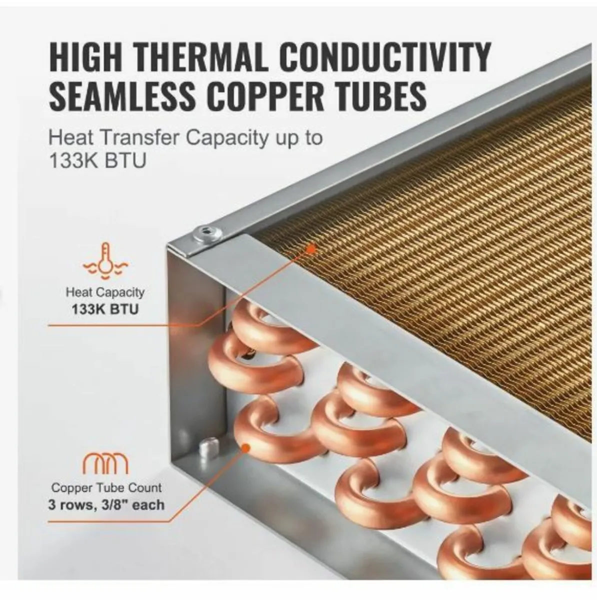 18"x 20"/45.7 x 50.8 cm Heat Exchanger Water - Image 4