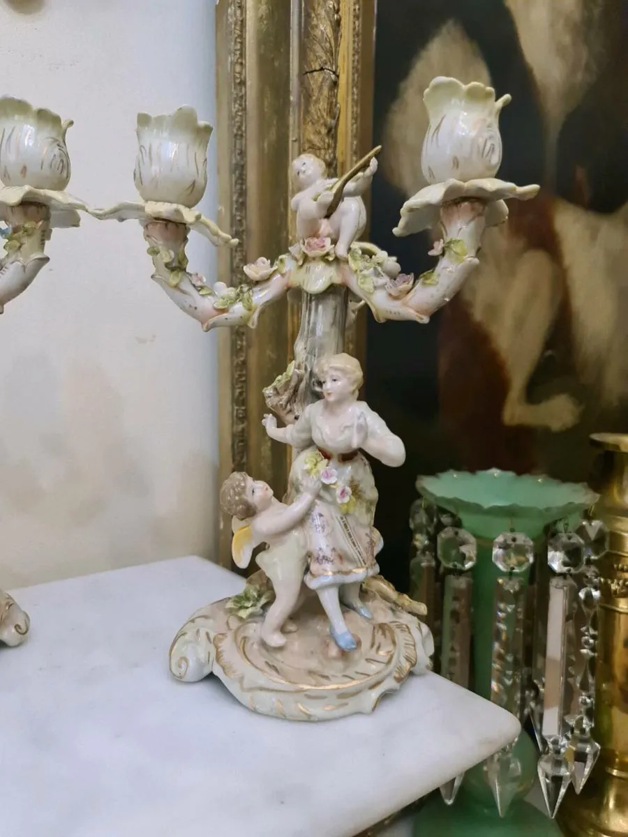 Depose antique candlesticks - Image 4