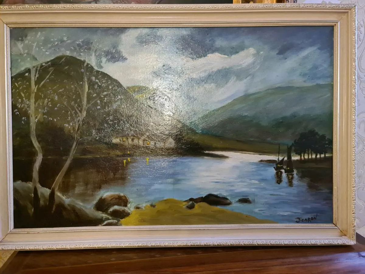 Vintage oil painting POSTAGE AVAILABLE - Image 1