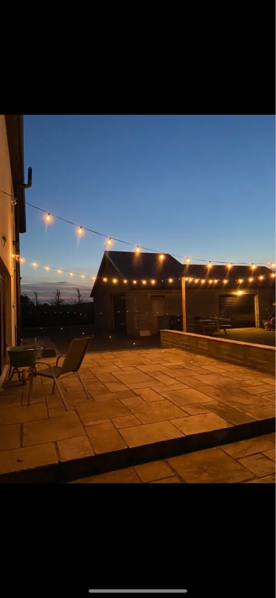 Outdoor string lights patio/garden lights - Image 1