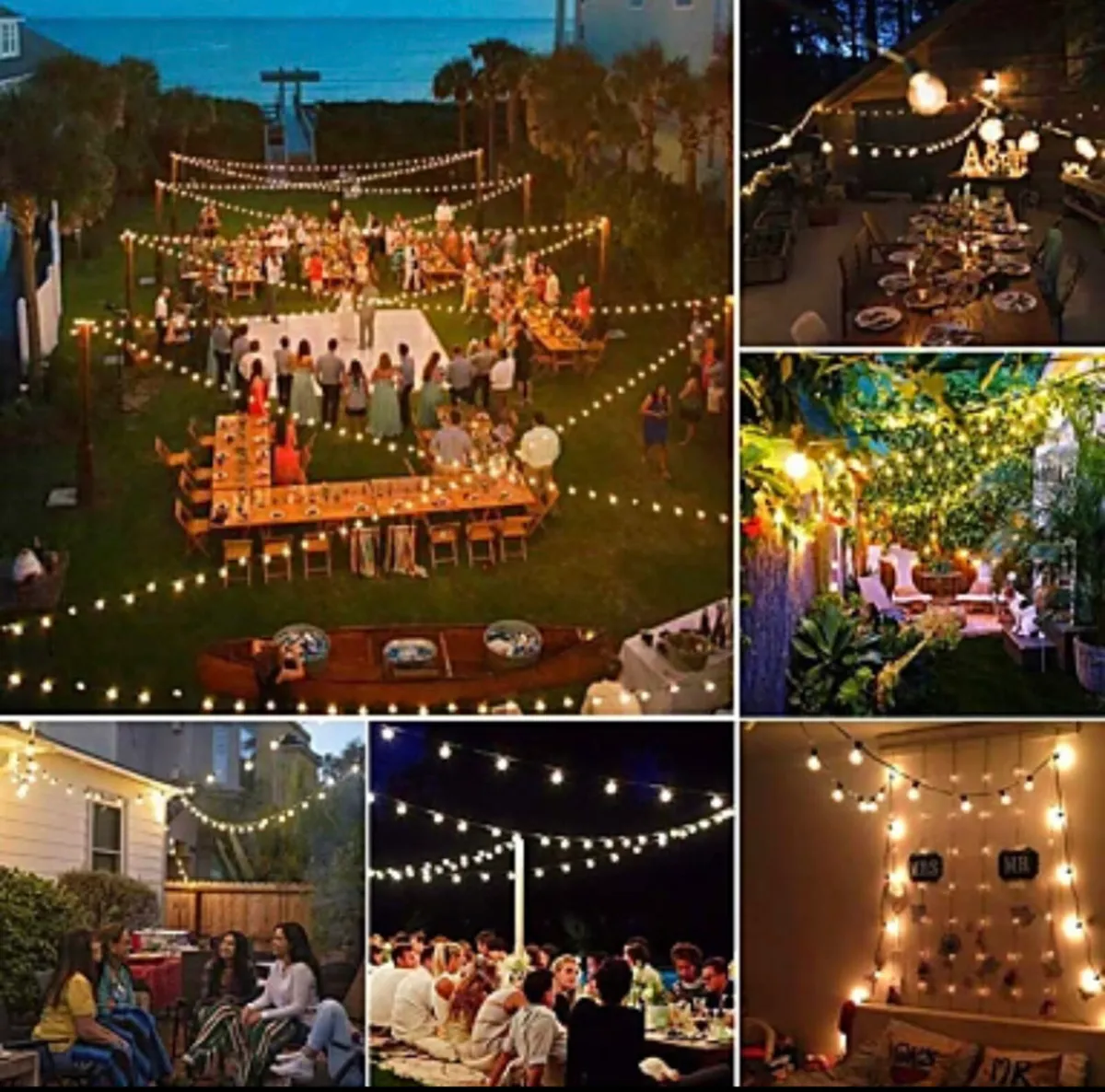 Outdoor string lights patio/garden lights - Image 4