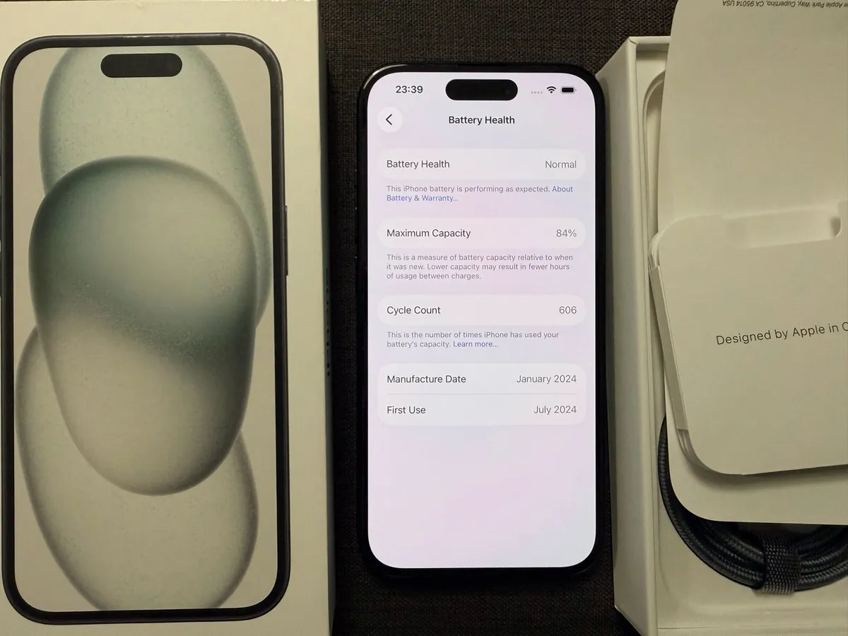 iPhone 15 128GB Black Unlocked - Image 4