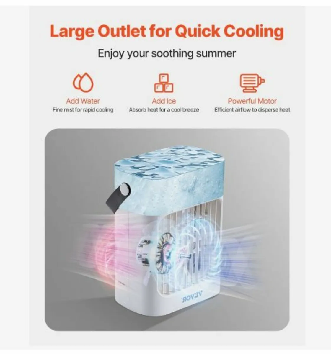 Portable Air Conditioner, 4-in-1 Evaporative Air - Image 2