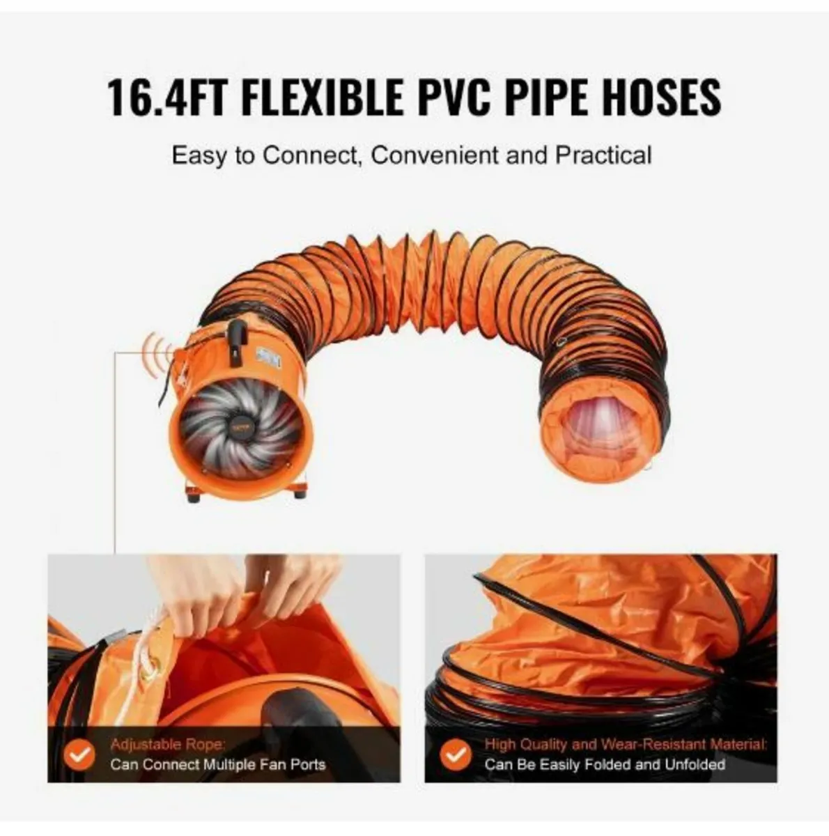 Portable Ventilator, 254mm Heavy Duty Cylinder - Image 4